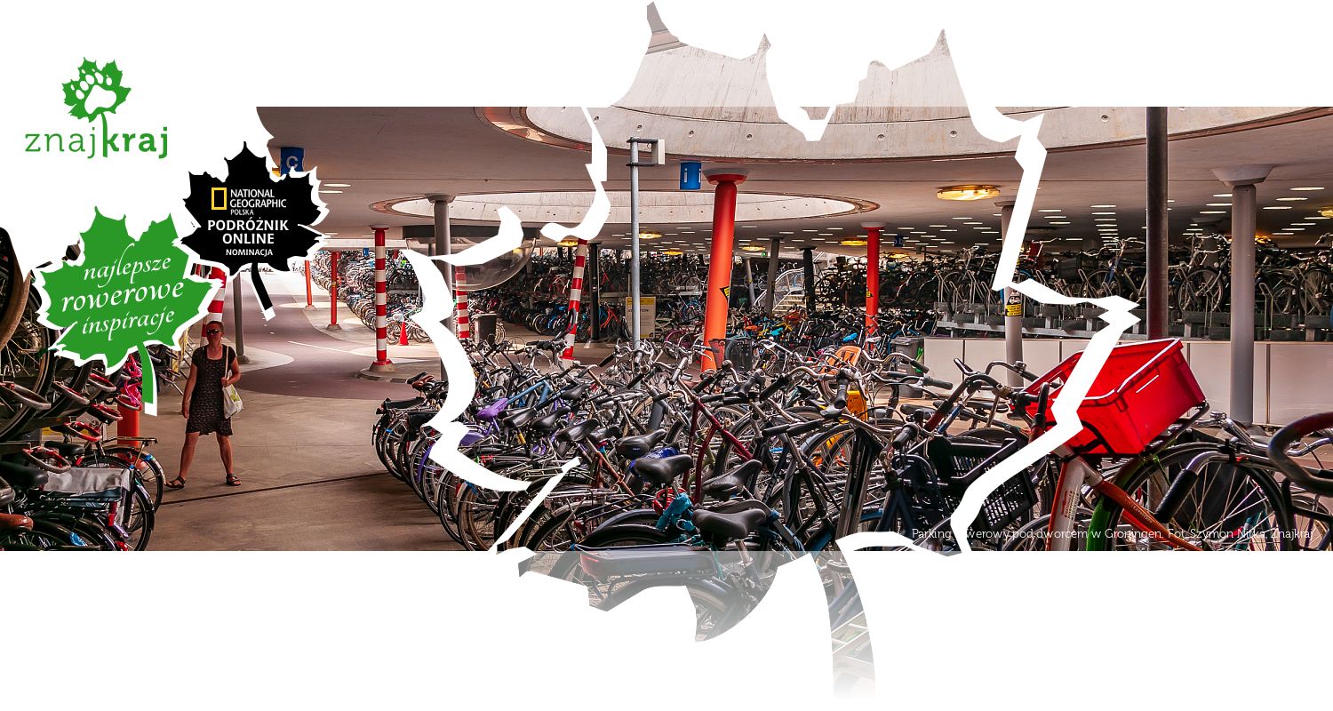 Parking rowerowy pod dworcem w Groningen