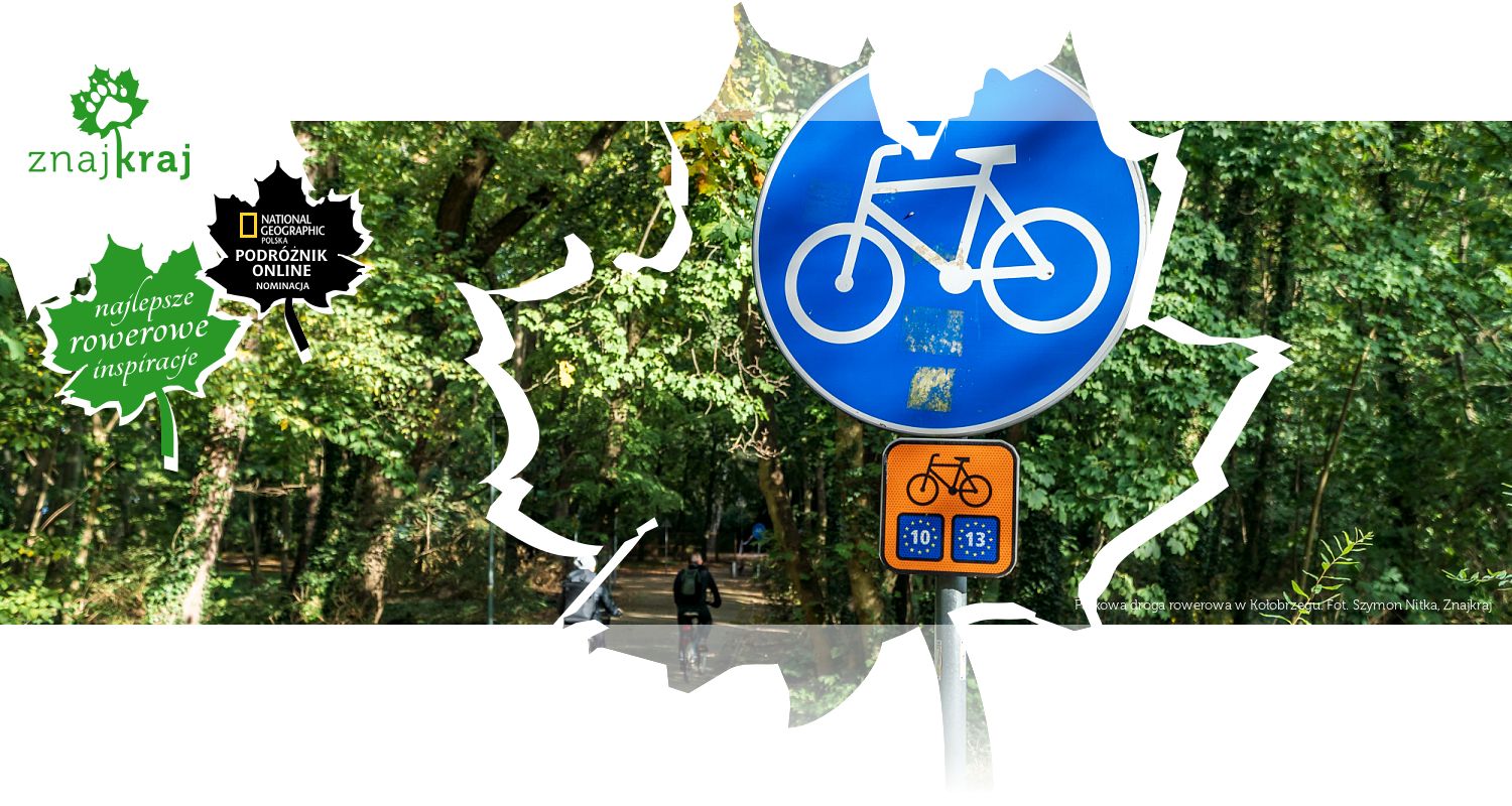 Parkowa droga rowerowa w Kołobrzegu