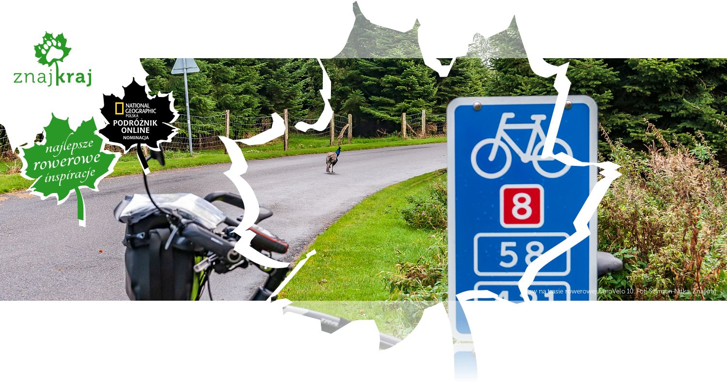 Paw na trasie rowerowej EuroVelo 10
