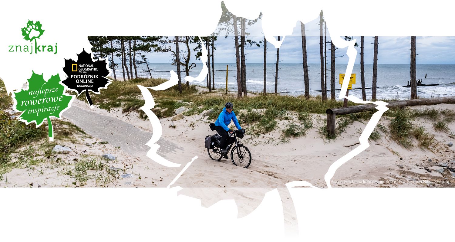 Piaszczysta łacha koło jeziora Kopań