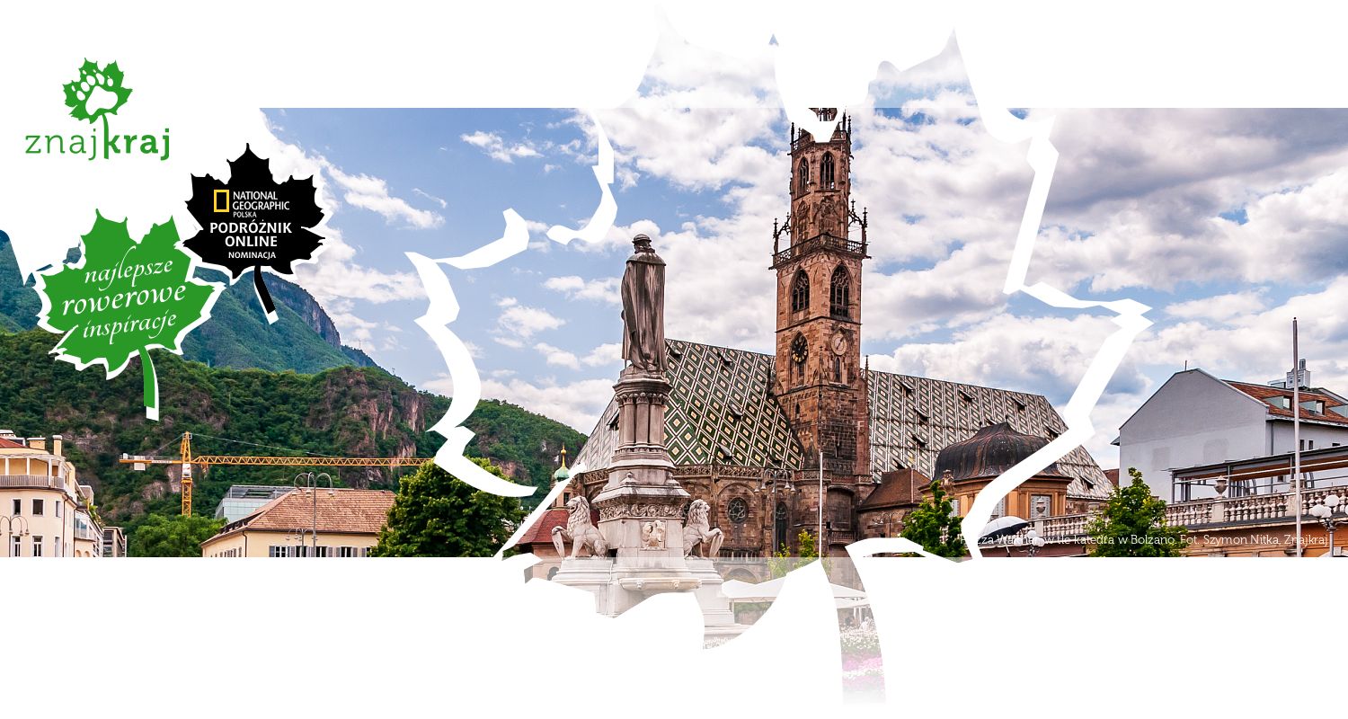 Piazza Walther, w tle katedra w Bolzano