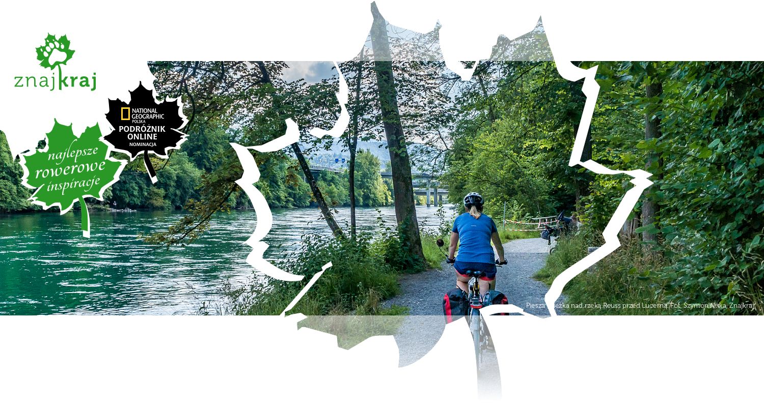 Piesza ścieżka nad rzeką Reuss przed Lucerną