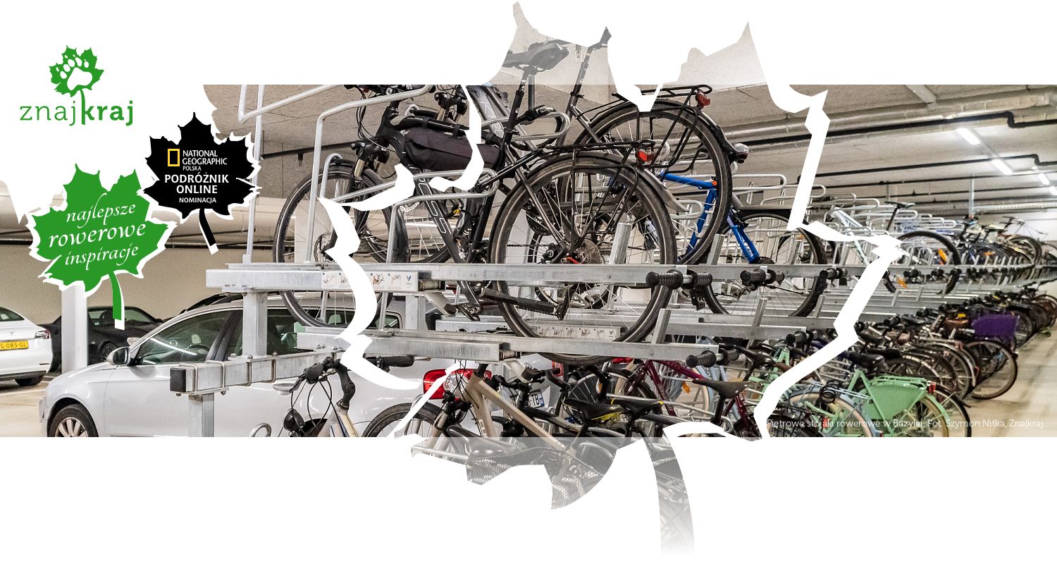 Piętrowe stojaki rowerowe w Bazylei