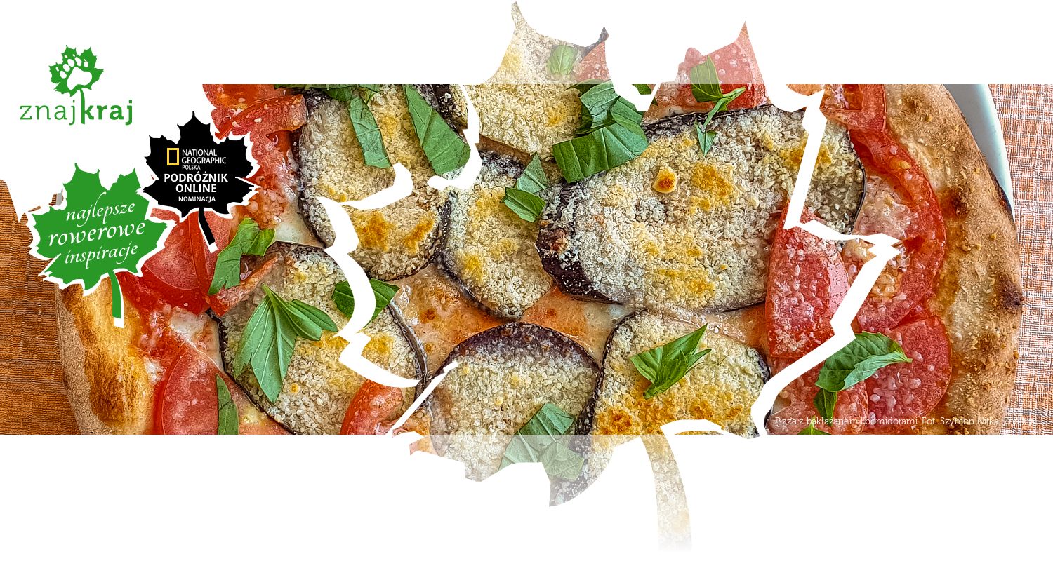 Pizza z bakłażanem i pomidorami