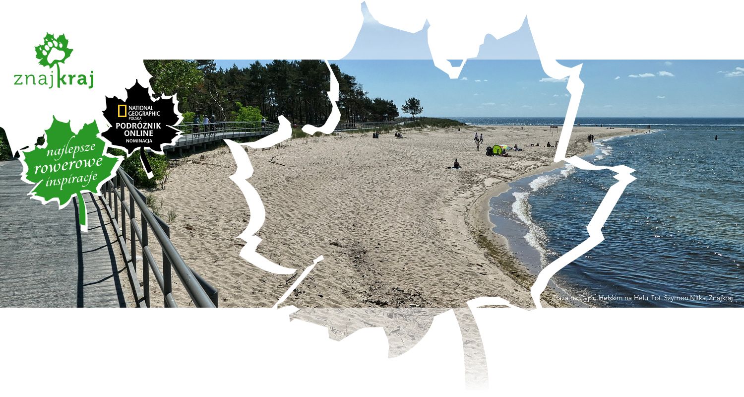 Plaża na Cyplu Helskim na Helu
