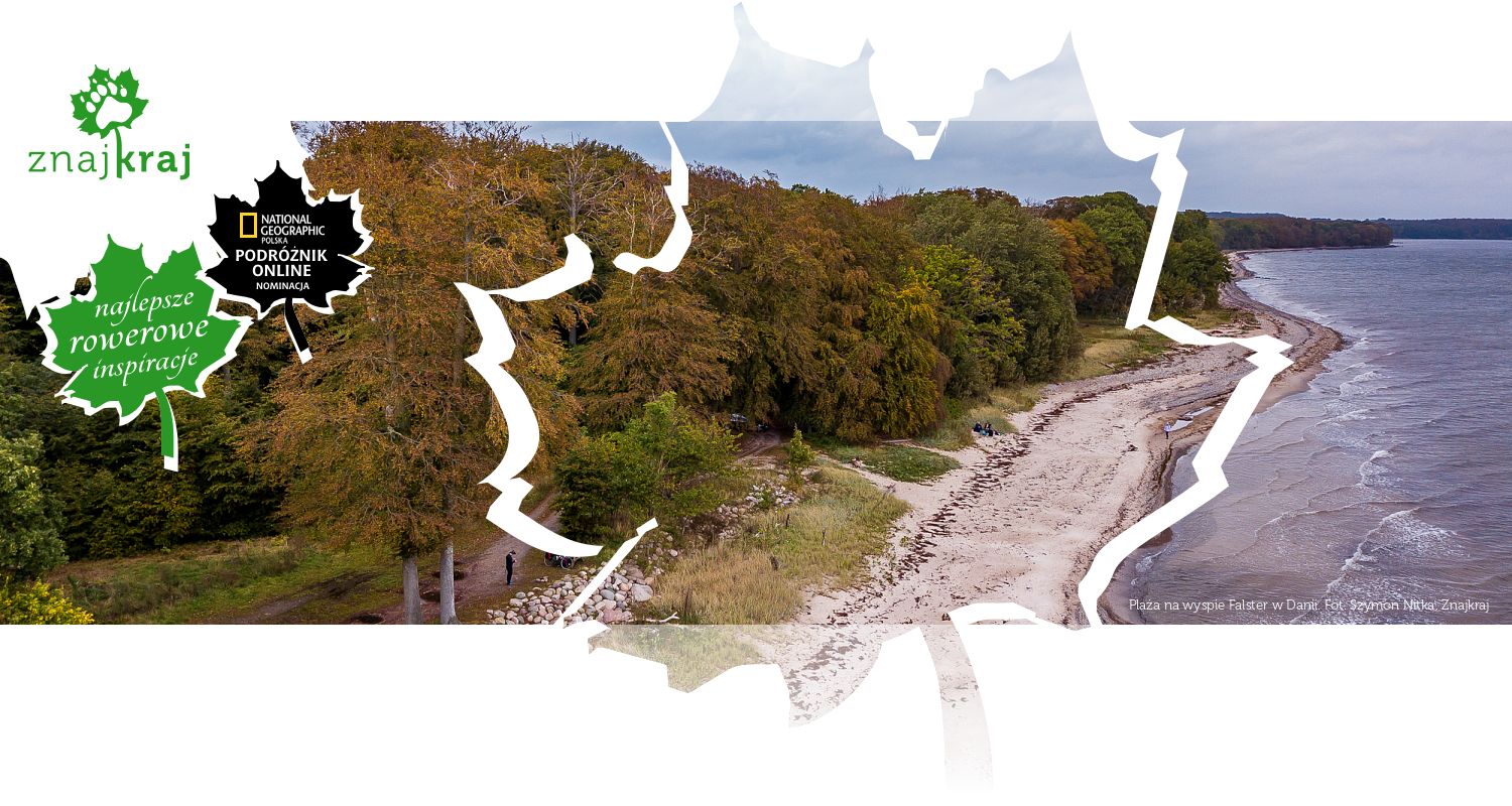 Plaża na wyspie Falster w Danii