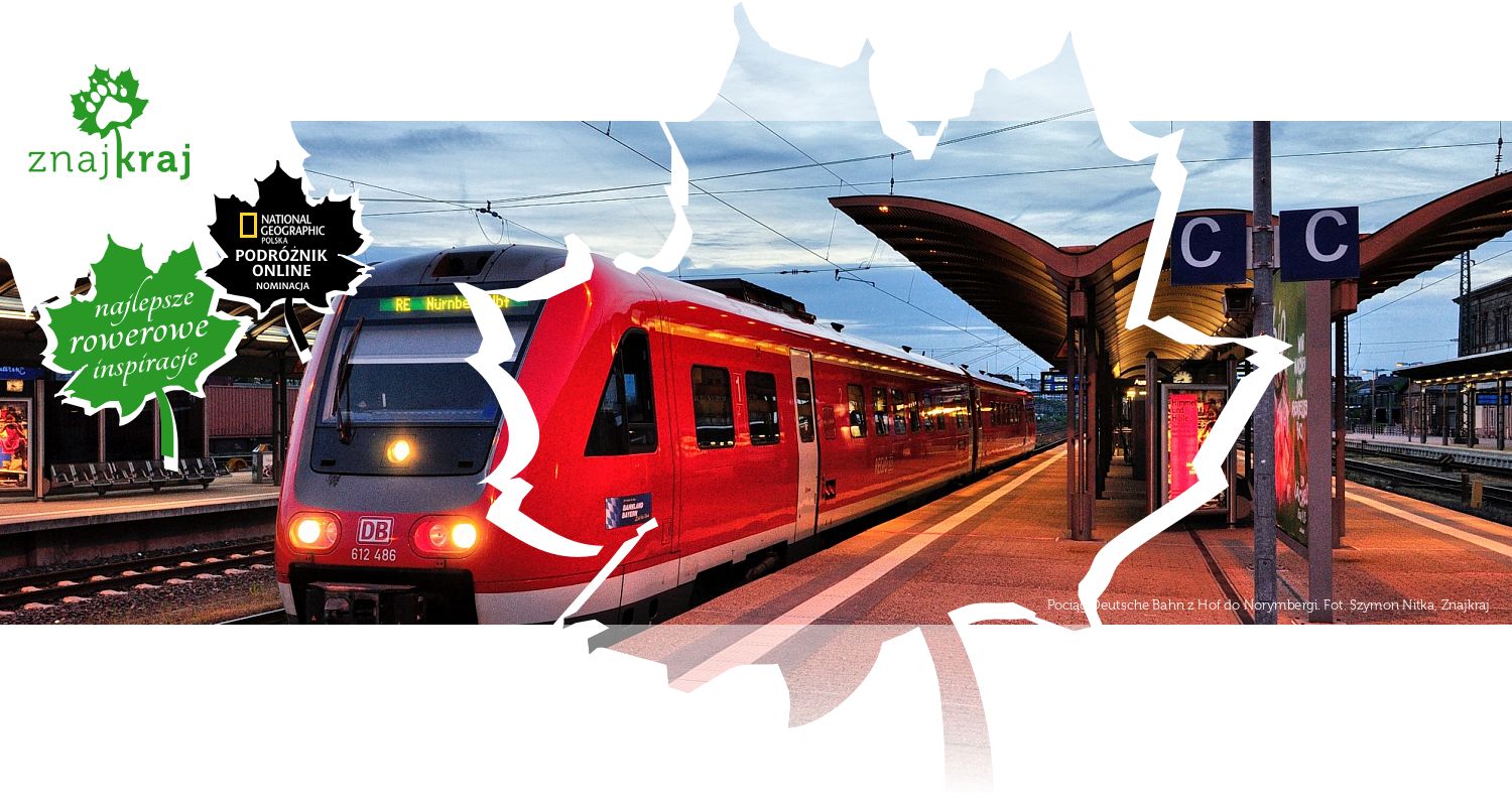 Pociąg Deutsche Bahn z Hof do Norymbergi