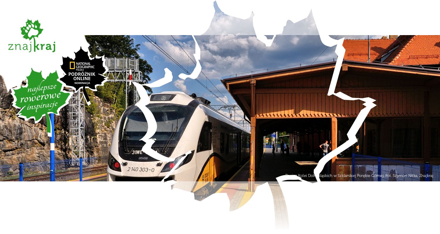 Pociąg Kolei Dolnośląskich w Szklarskiej Porębie Górnej