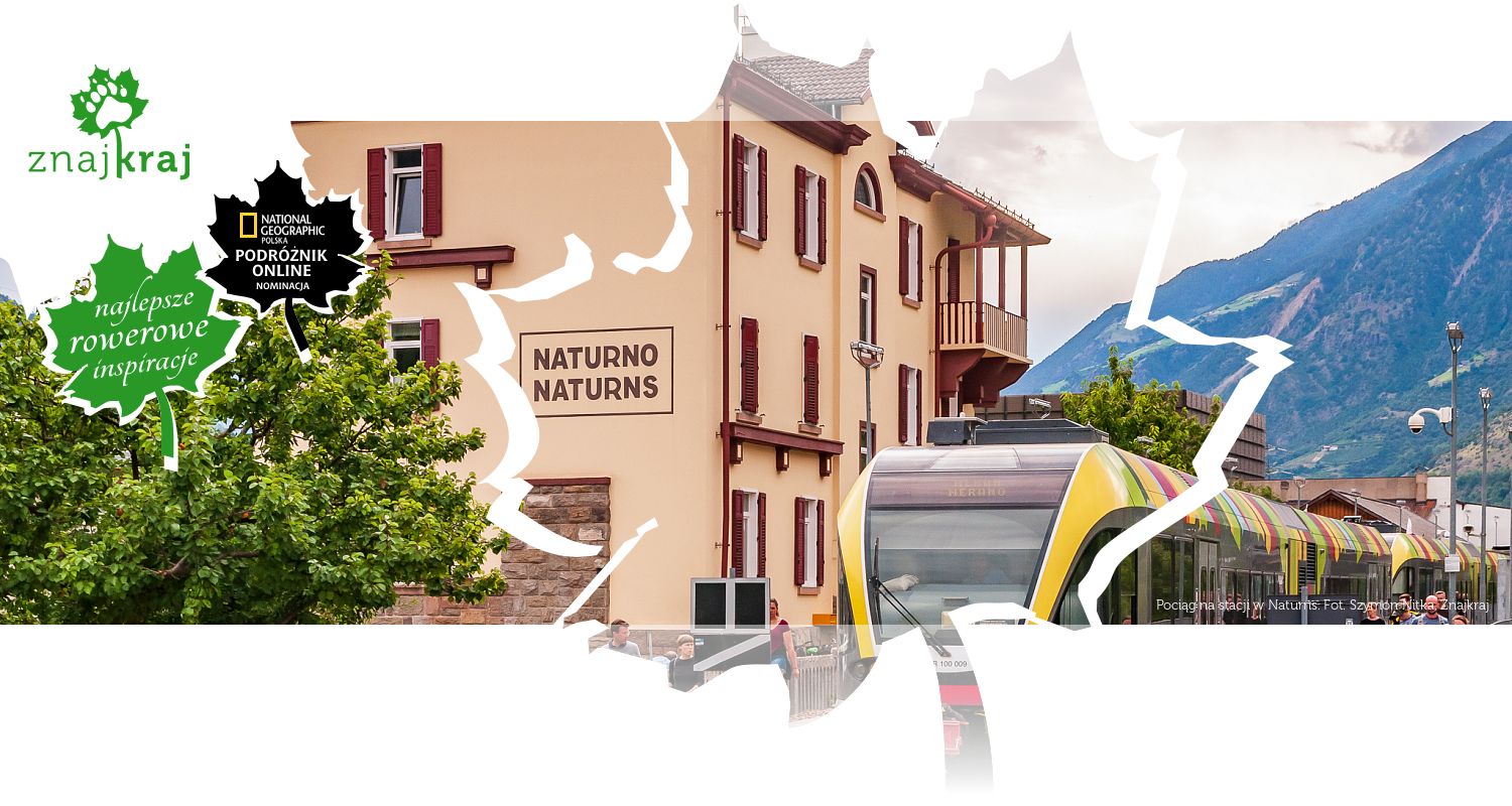 Pociąg na stacji w Naturns