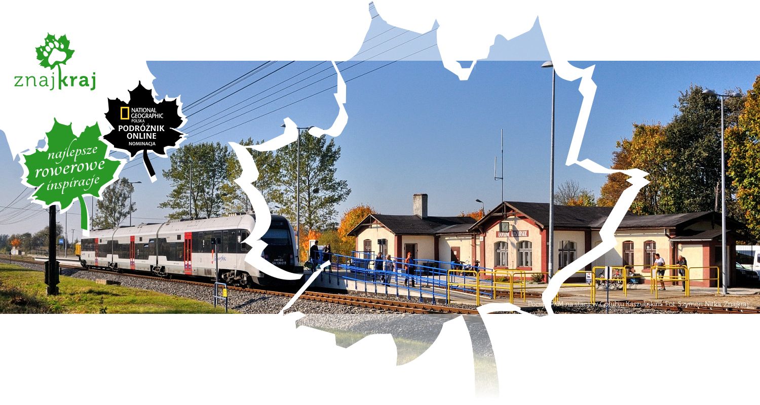 Pociąg PKM na stacji w Gołubiu Kaszubskim