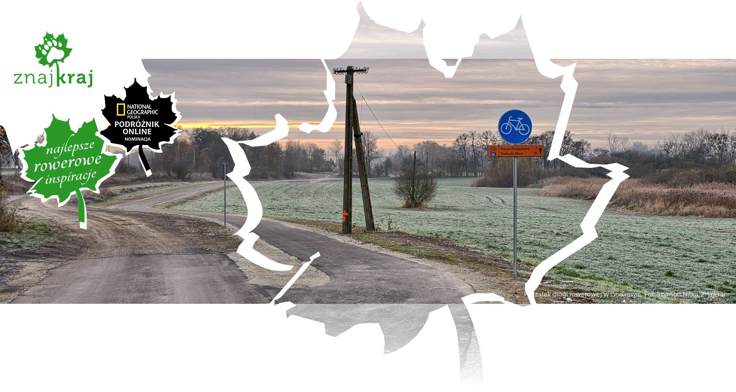 Początek drogi rowerowej w Godkowie