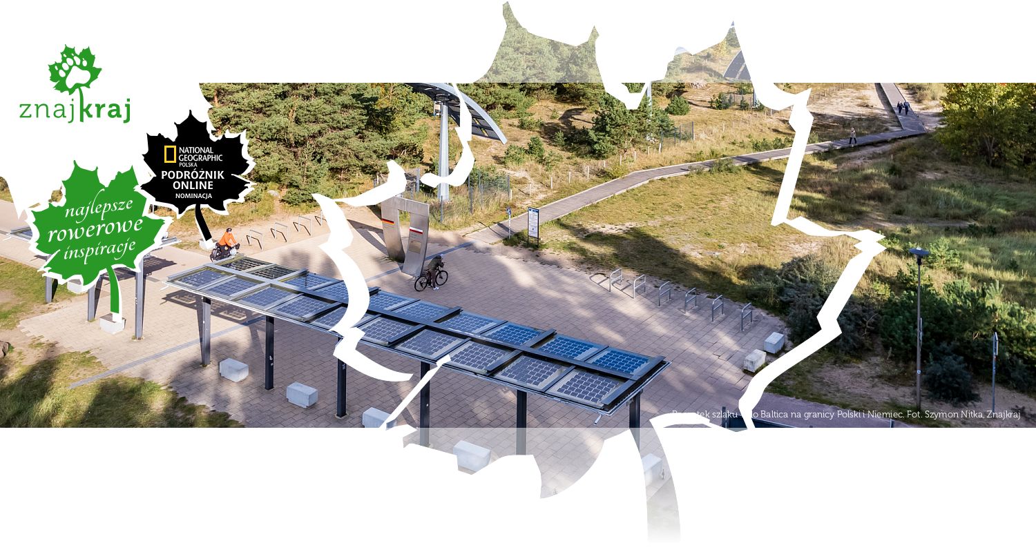 Początek szlaku Velo Baltica na granicy Polski i Niemiec