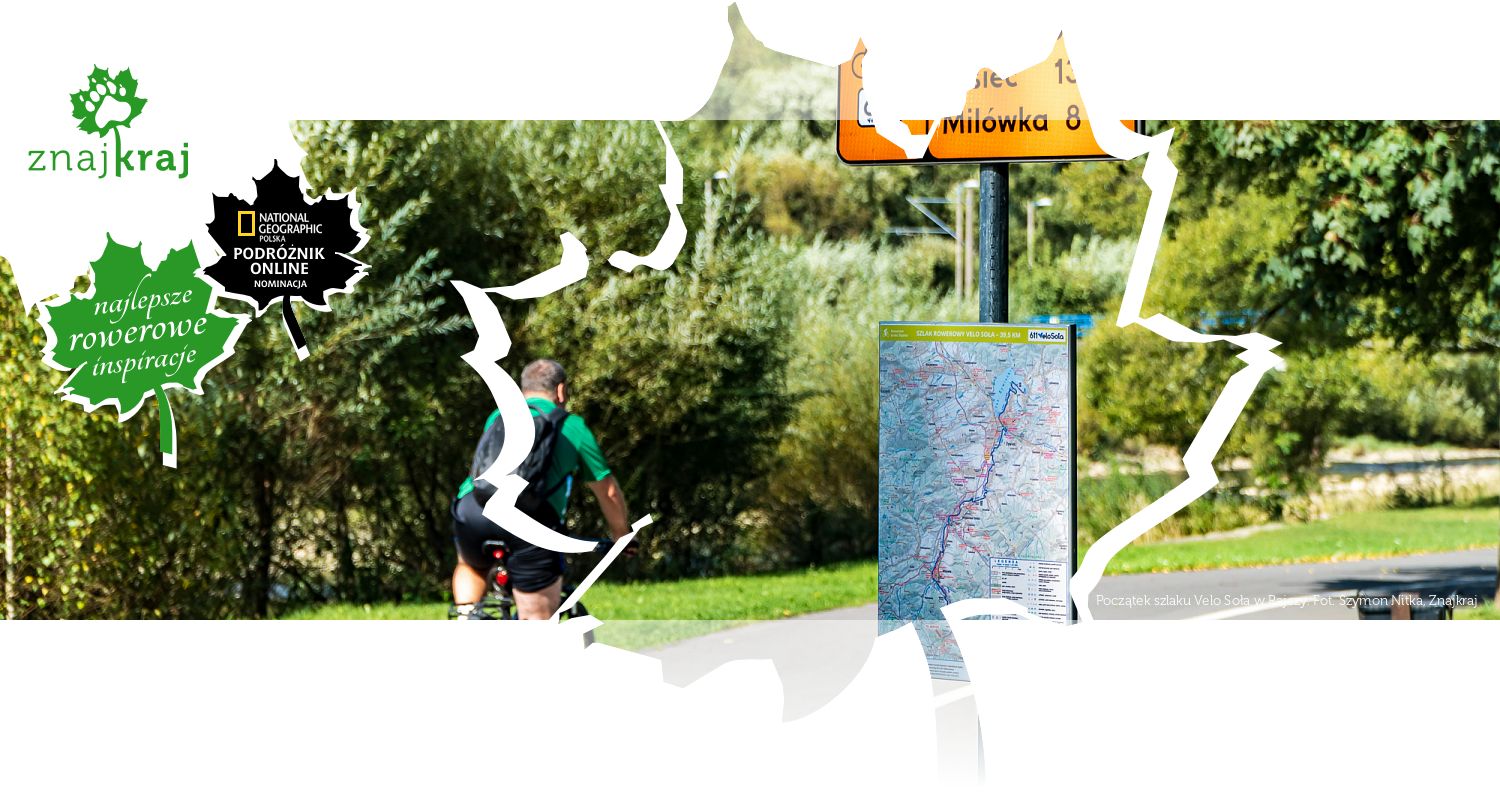Początek szlaku Velo Soła w Rajczy
