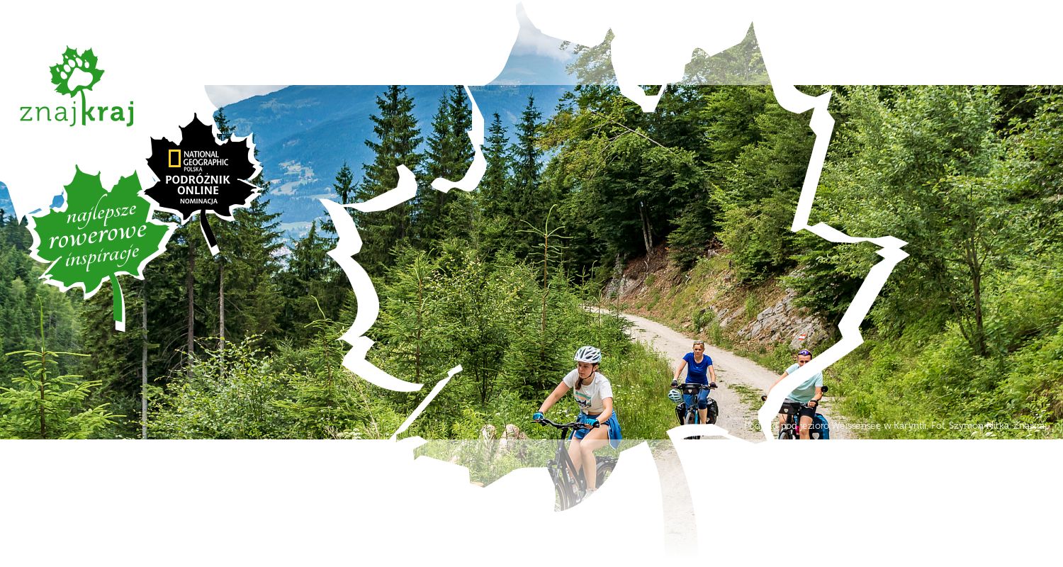 Podjazd pod jezioro Weissensee w Karyntii