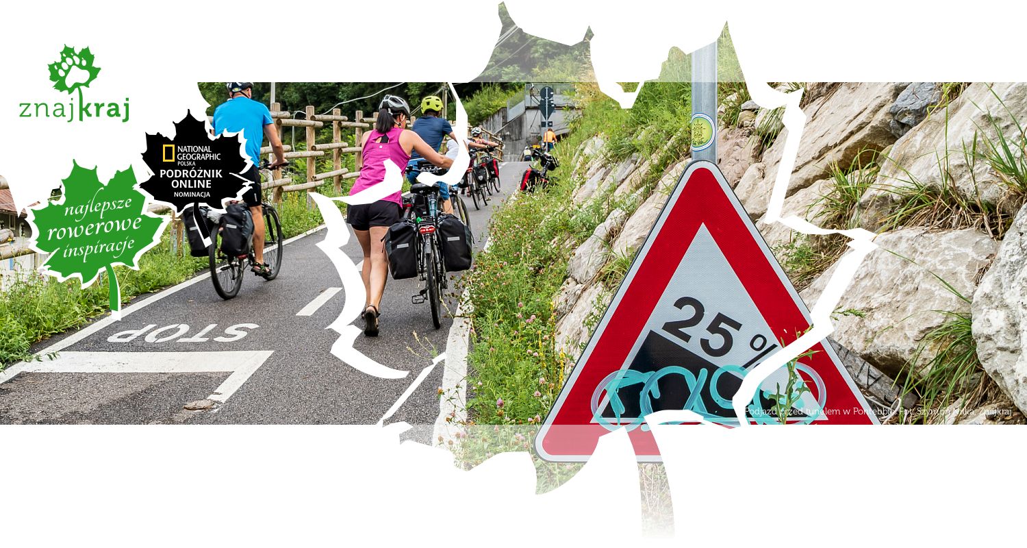 Podjazd przed tunelem w Pontebbie