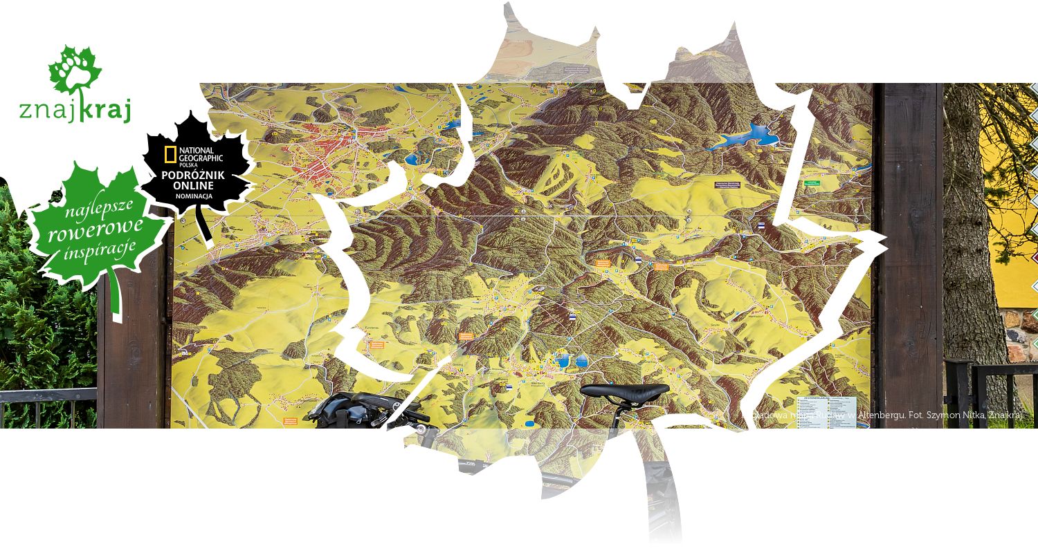Poglądowa mapa Rudaw w Altenbergu