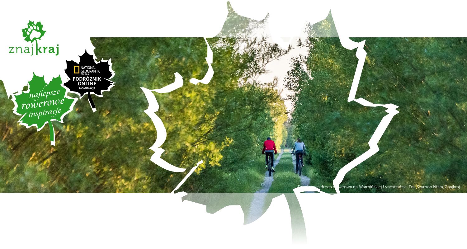 Pokolejowa droga rowerowa na Warmińskiej Łynostradzie