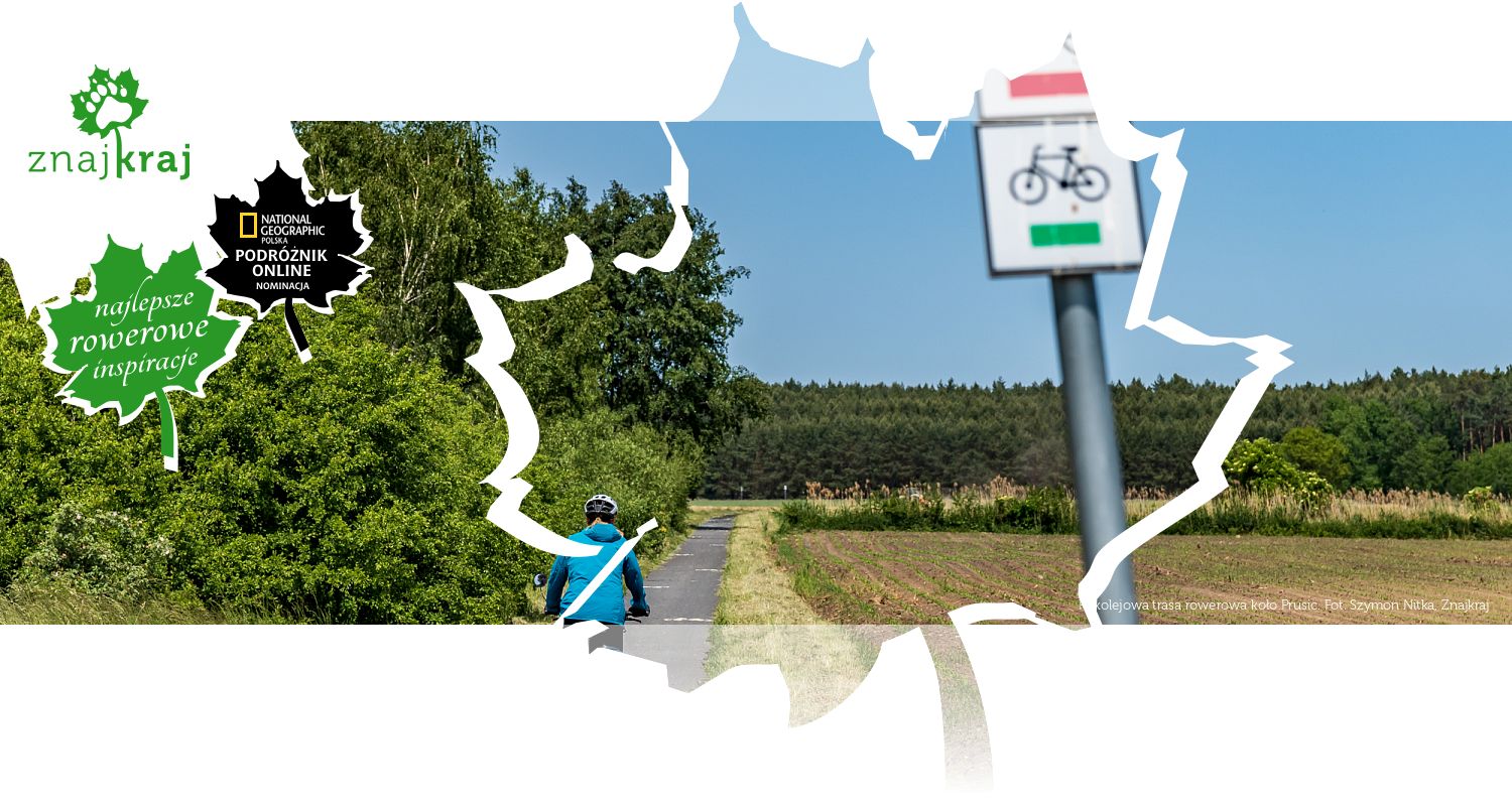 Pokolejowa trasa rowerowa koło Prusic