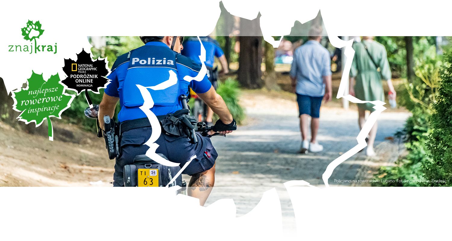 Policjanci na rowerach w Lugano