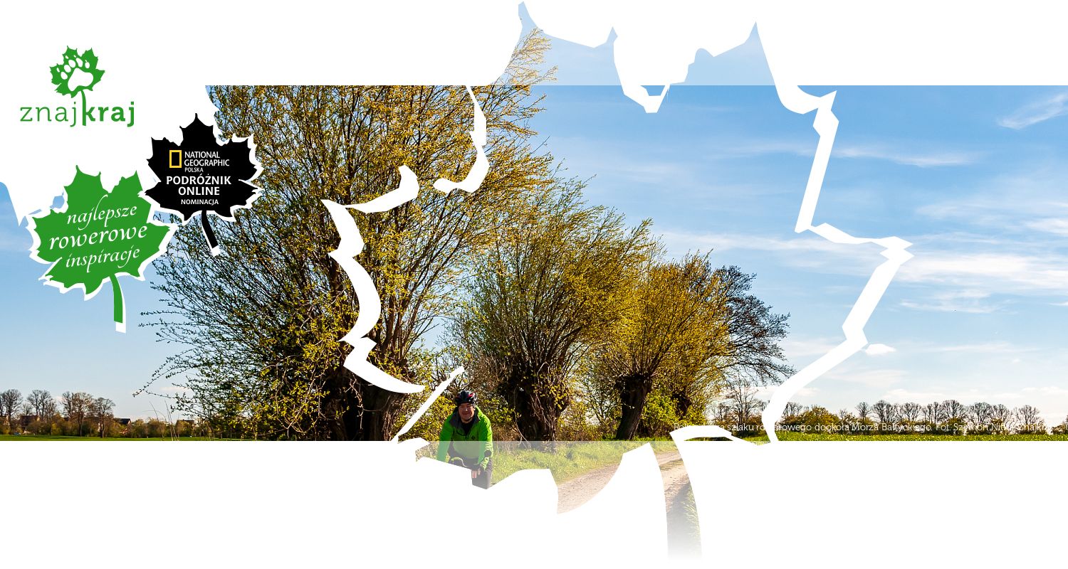 Polna droga szlaku rowerowego dookoła Morza Bałtyckiego