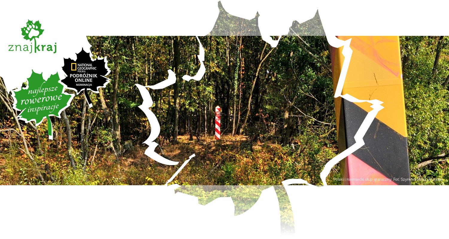Polski i niemiecki słup graniczny