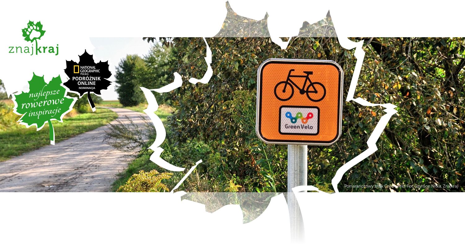 Pomarańczowy znak Green Velo
