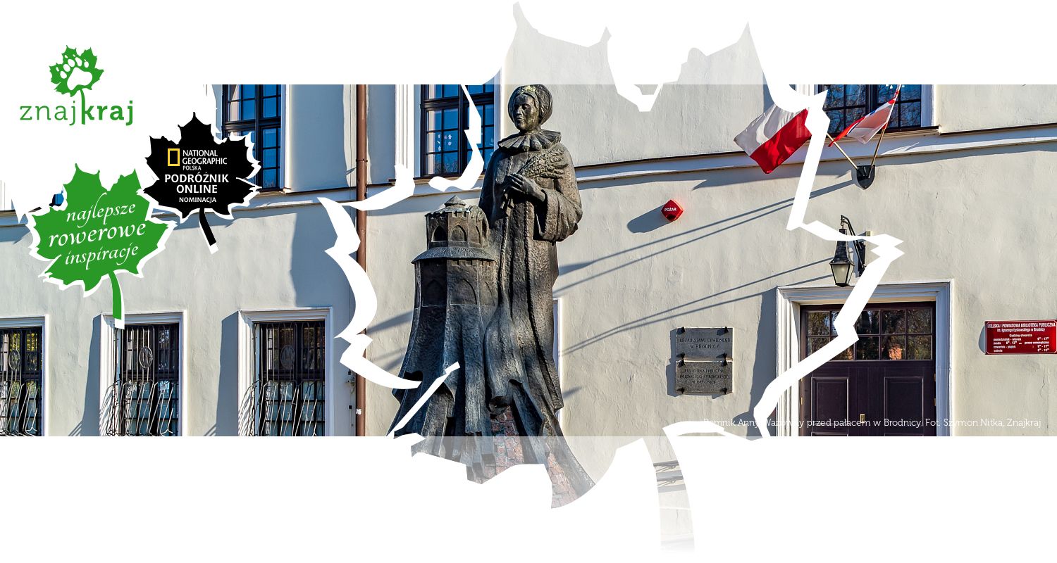 Pomnik Anny Wazówny przed pałacem w Brodnicy