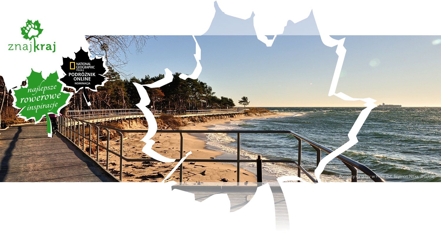 Pomosty na plaży w Helu