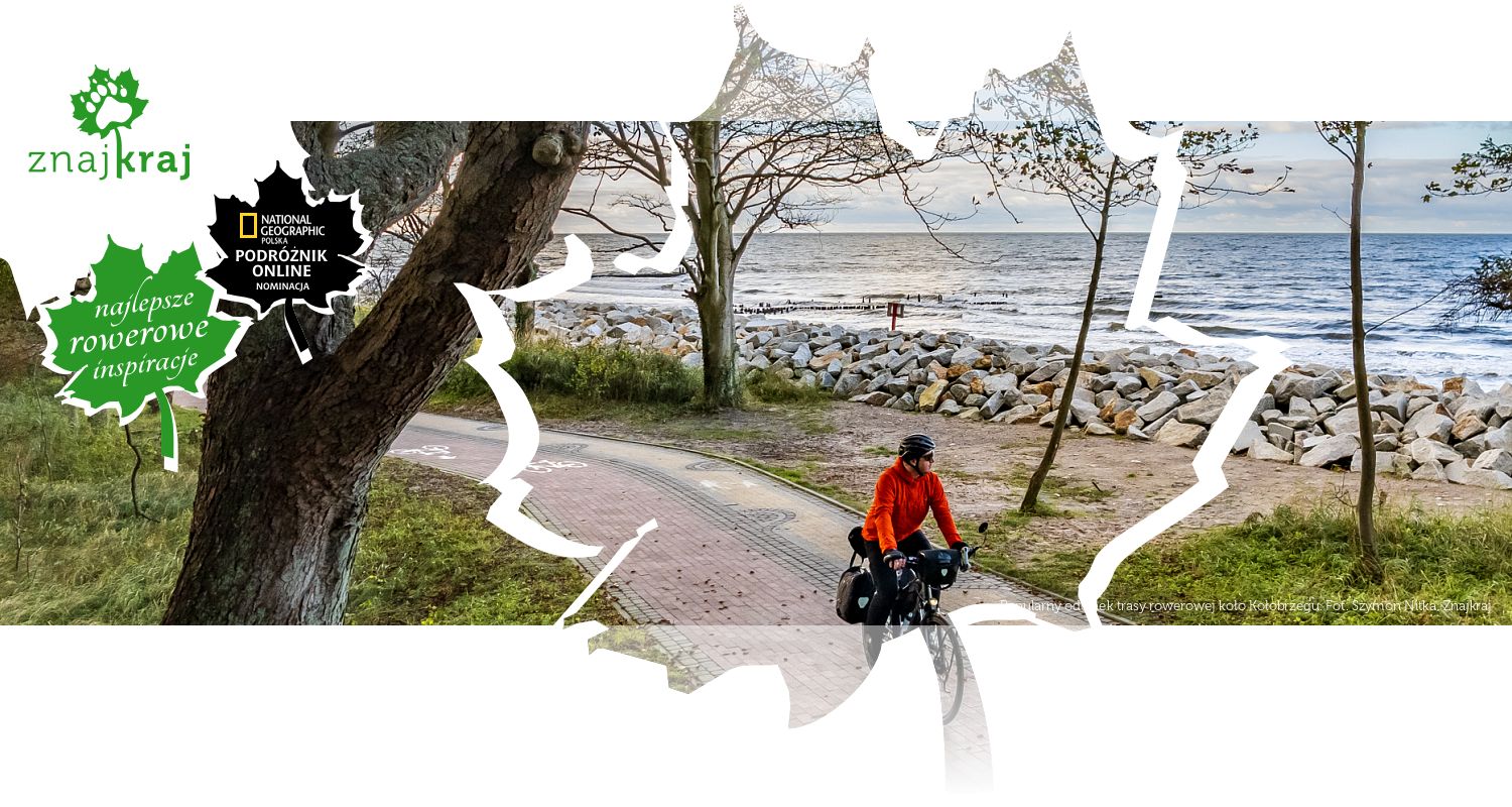 Popularny odcinek trasy rowerowej koło Kołobrzegu