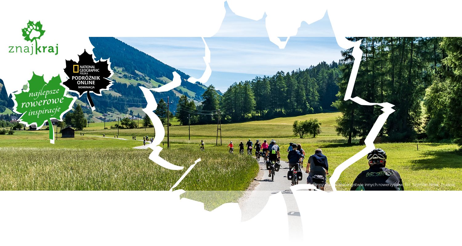 Poranny start w towarzystwie innych rowerzystów