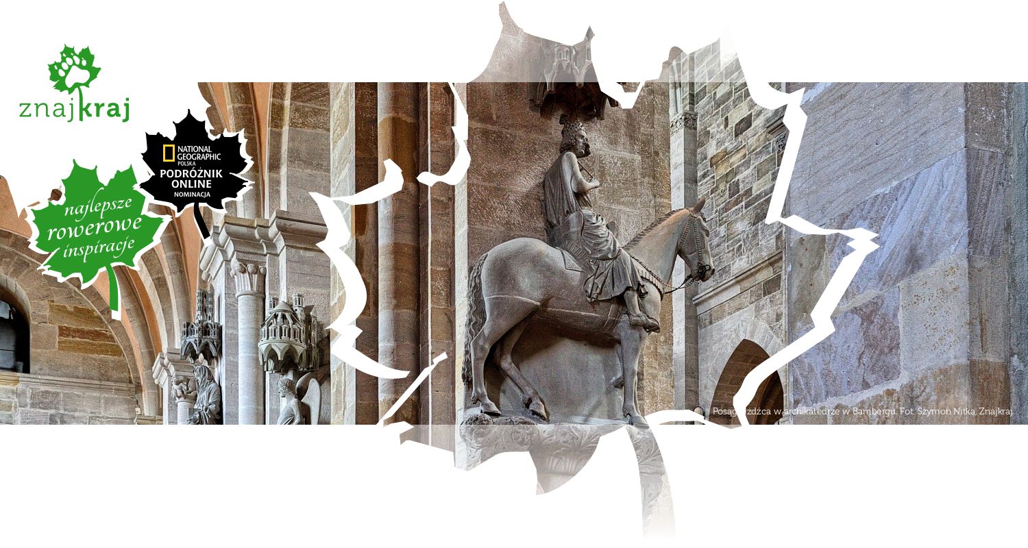 Posąg jeźdźca w archikatedrze w Bambergu