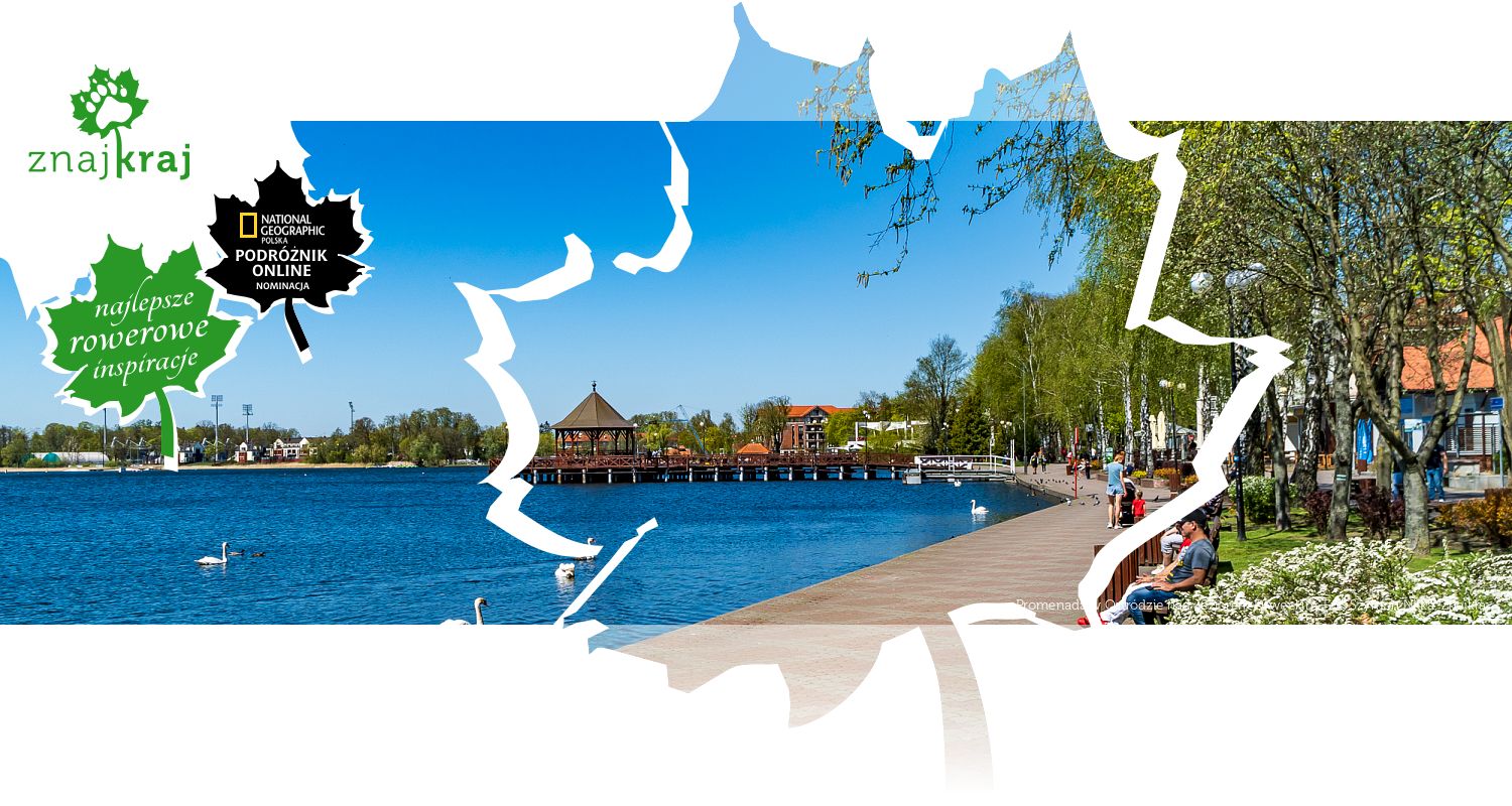 Promenada w Ostródzie nad Jeziorem Drwęckim