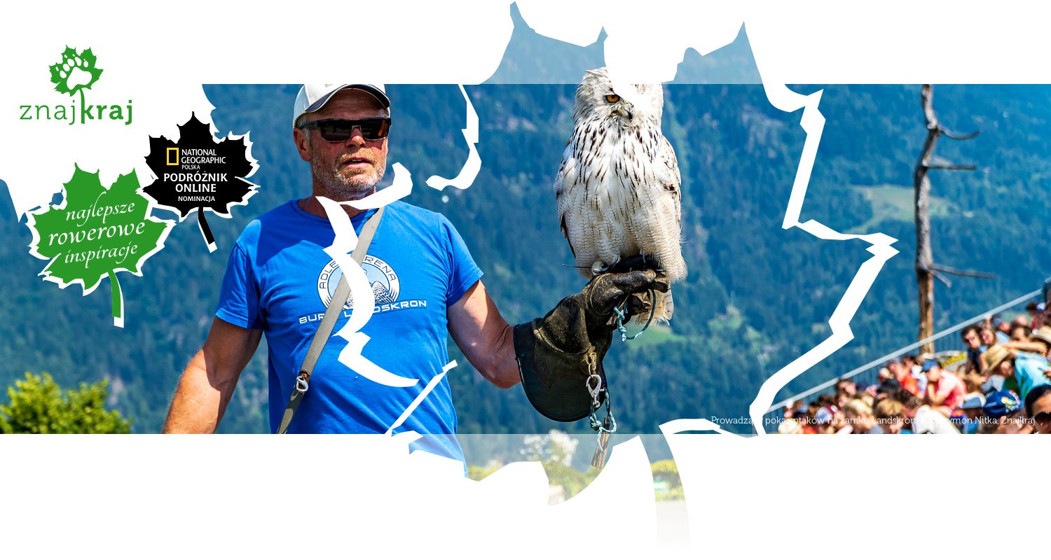 Prowadzący pokaz ptaków na zamku Landskron