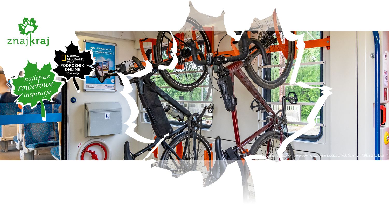 Przedział bagażowo-rowerowy w czeskim pociągu