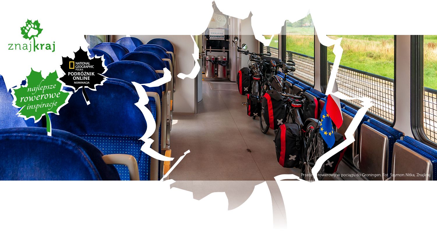 Przedział rowerowy w pociągu do Groningen