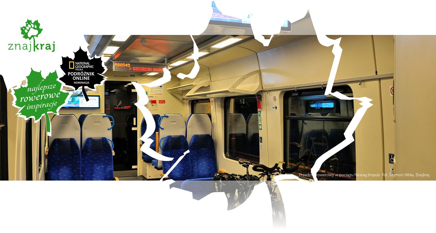 Przedział rowerowy w pociągu Newag Impuls