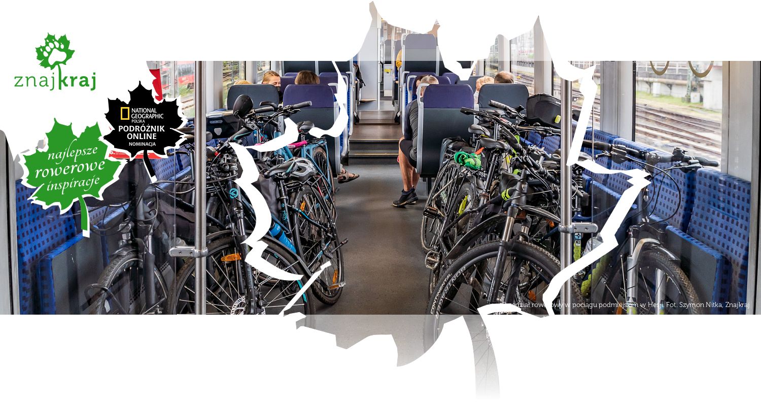 Przedział rowerowy w pociągu podmiejskim w Hesji