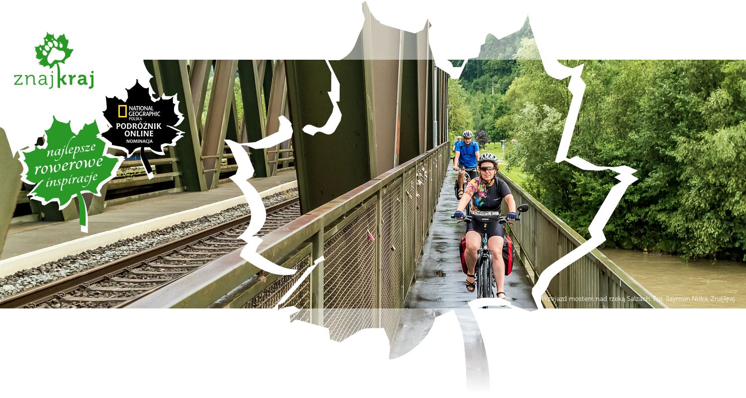 Przejazd mostem nad rzeką Salzach
