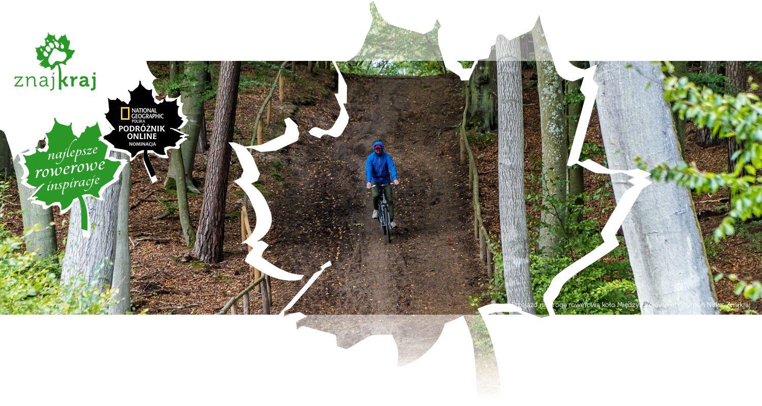 Przejazd na drogę rowerową koło Międzyzdrojów
