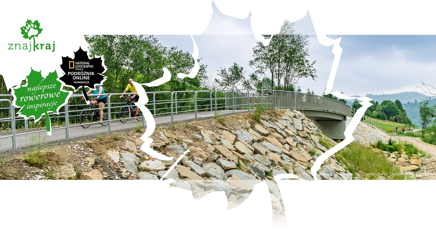 Przejazd po moście na trasie Velo Czorsztyn