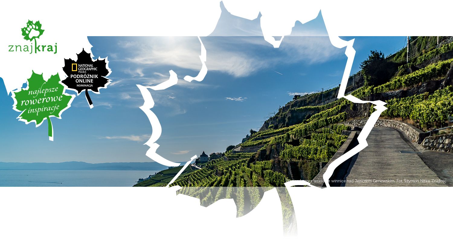 Przejazd przez terasowe winnice nad Jeziorem Genewskim