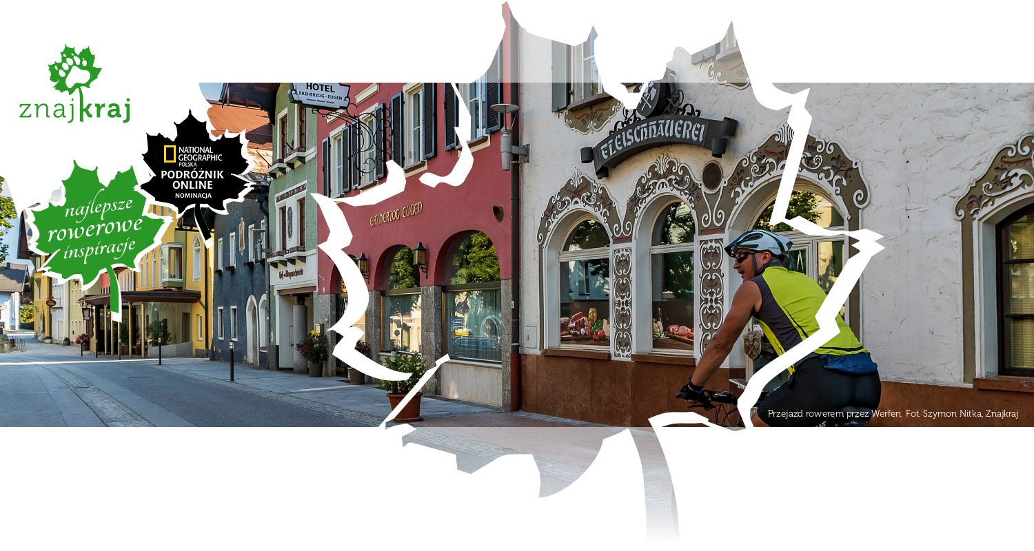 Przejazd rowerem przez Werfen