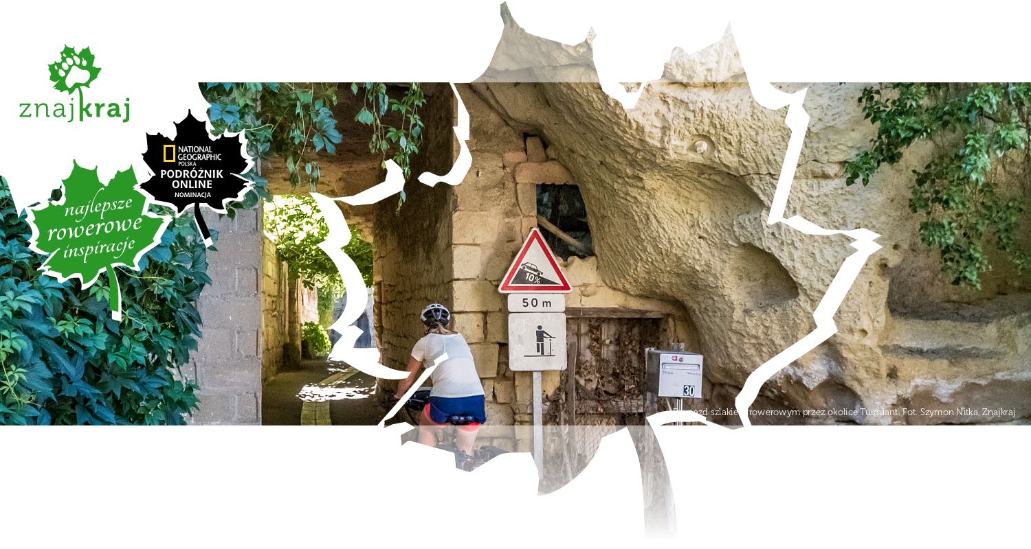 Przejazd szlakiem rowerowym przez okolice Turquant