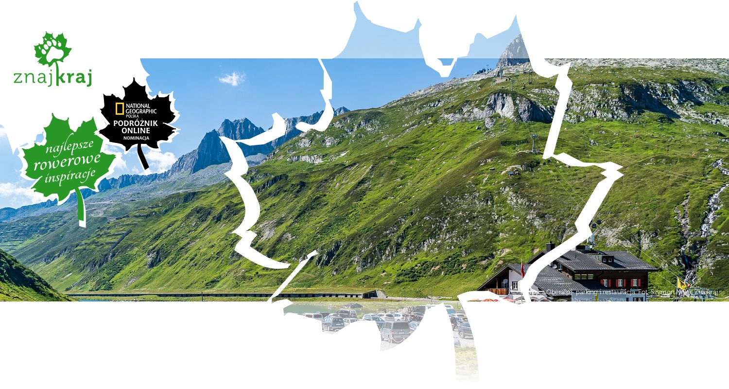 Przełęcz Oberalp - parking i restauracja