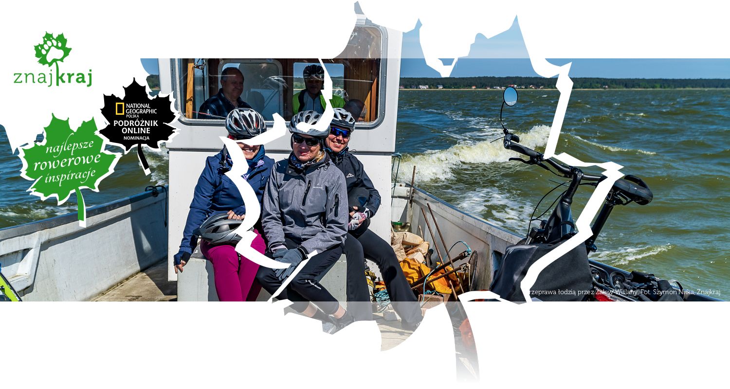 Przeprawa łodzią przez Zalew Wiślany