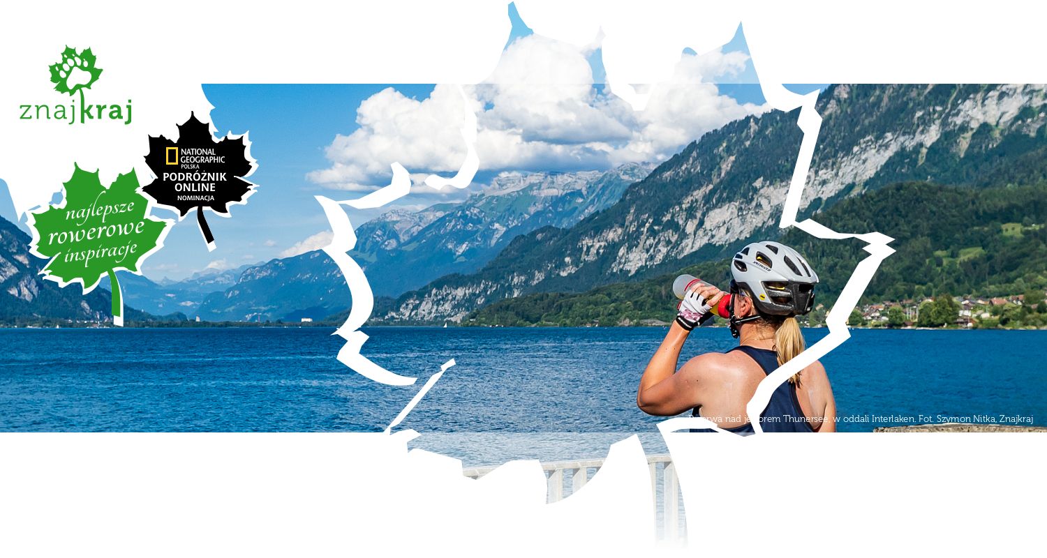 Przerwa nad jeziorem Thunersee, w oddali Interlaken