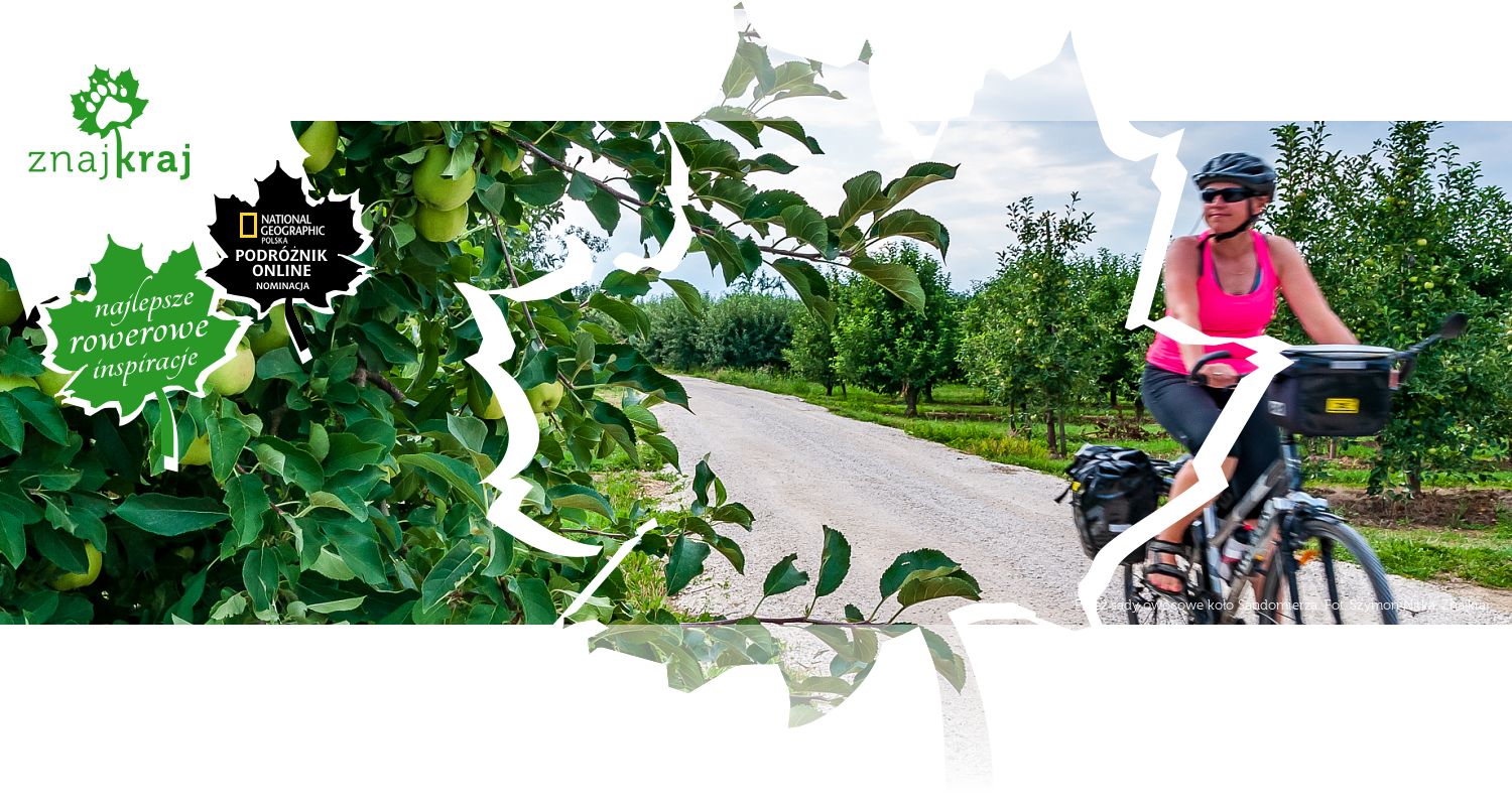 Przez sady owocowe koło Sandomierza