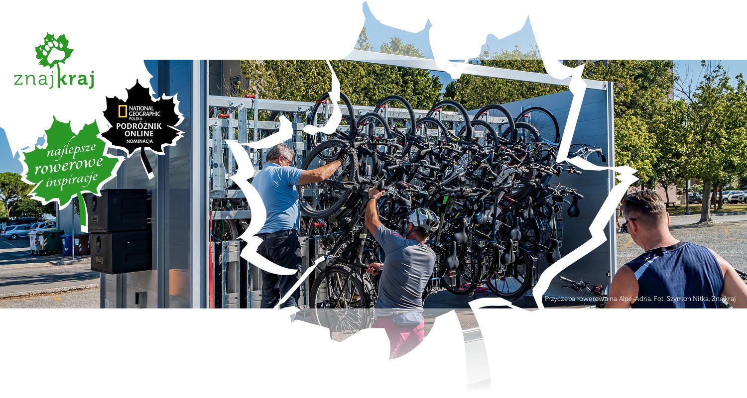 Przyczepa rowerowa na Alpe-Adria