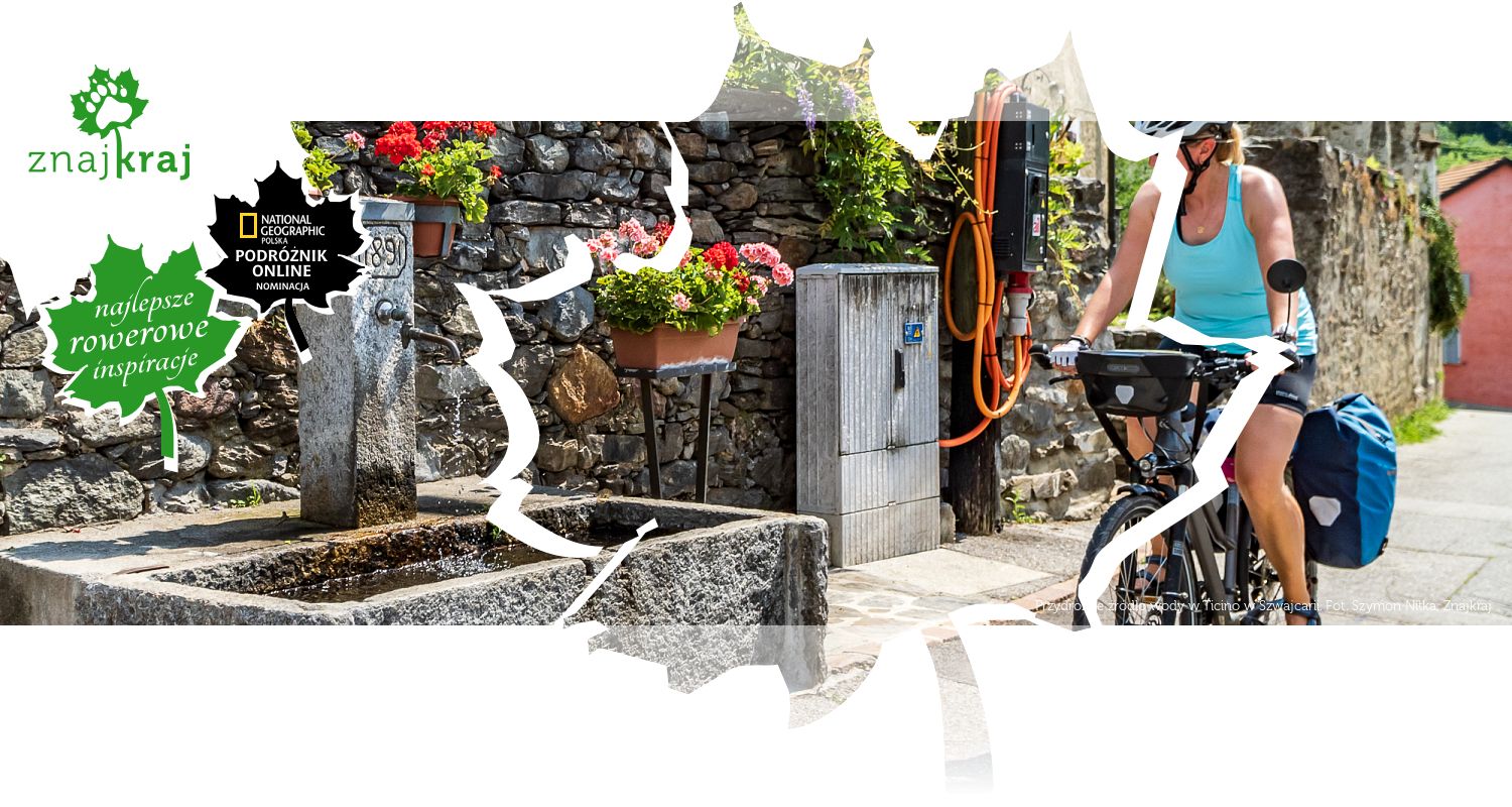 Przydrożne źródło wody w Ticino w Szwajcarii