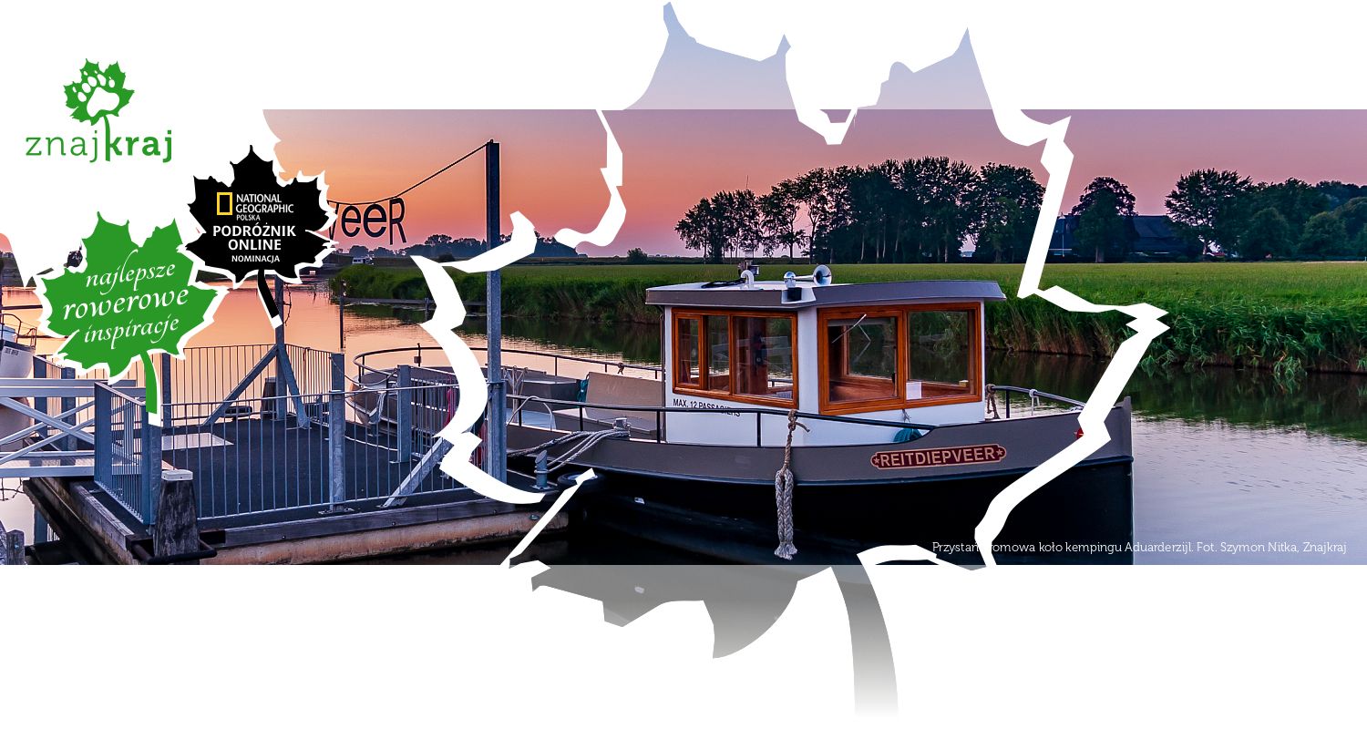 Przystań promowa koło kempingu Aduarderzijl